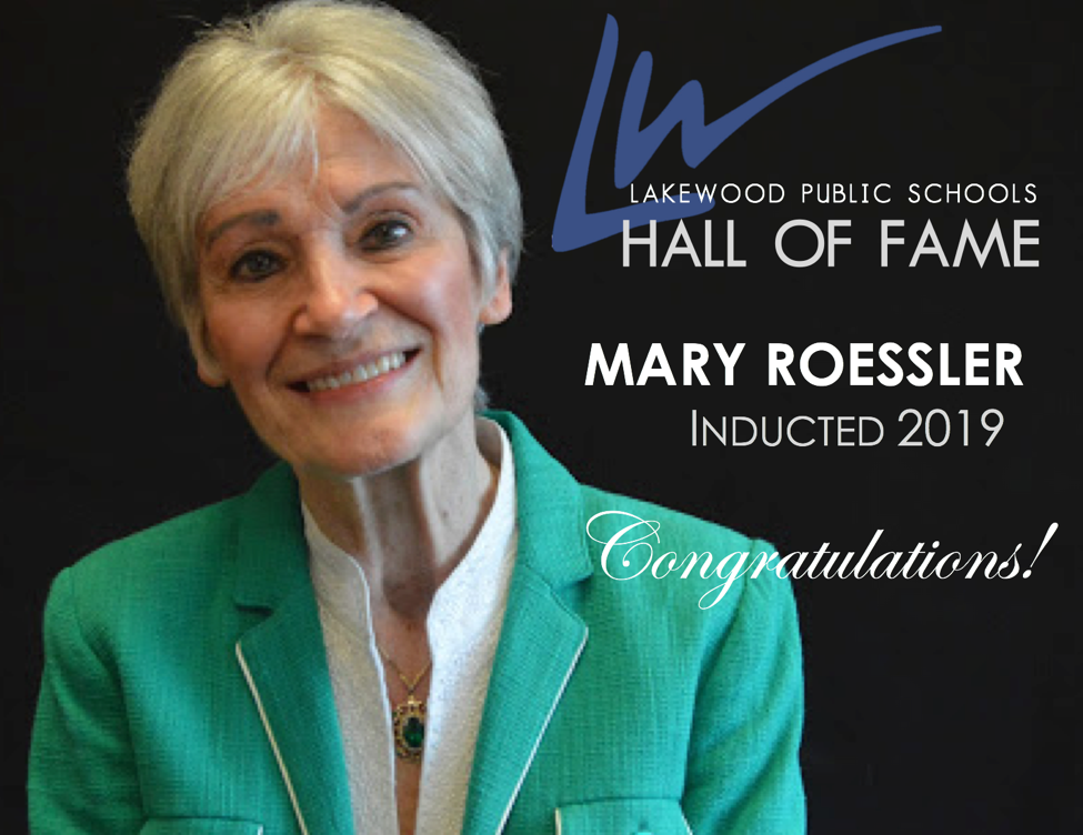 Mary Roessler, Hall of Fame Inductee