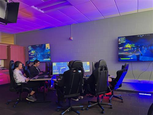 Students Practicing for Esports 